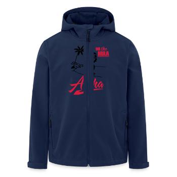 Aloha - Veste softshell homme en polyester recyclé Stanley/Stella - marine - Devant - AI Model Male 185 light (185cm)