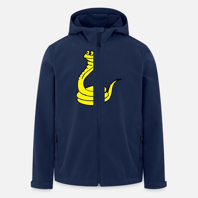 Serpiente - Veste softshell homme en polyester recyclé Stanley/Stella - marine