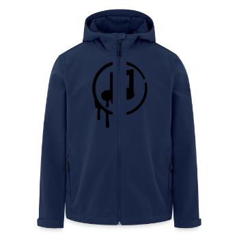 musik_f1 - Veste softshell homme en polyester recyclé Stanley/Stella - marine - Devant - AI Model Male 185 light (185cm)