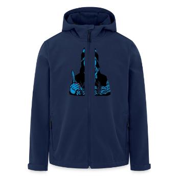 Colt - Butterfly Girl - Recycelte Männer Softshell-Jacke von Stanley/Stella - Navy - Vorne - AI Model Male 185 light (185cm)