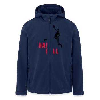 handball_122012_b_2c - Veste softshell homme en polyester recyclé Stanley/Stella - marine - Devant - AI Model Male 185 light (185cm)