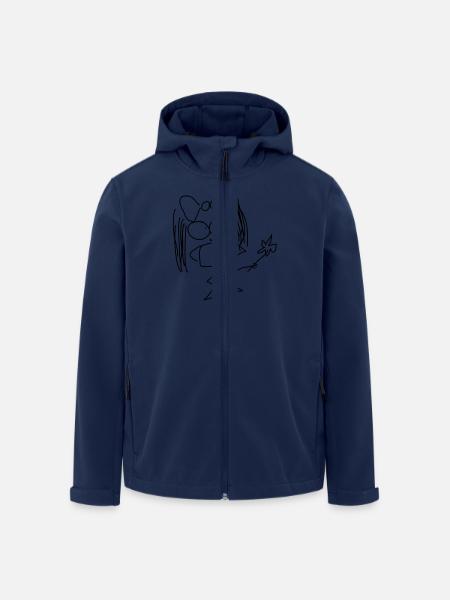 Fahnzee - Men’s Recycled Softshell Jacket by Stanley/Stella - navy