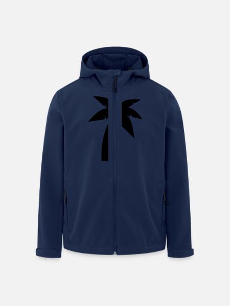 Palme - Veste softshell homme en polyester recyclé Stanley/Stella - marine