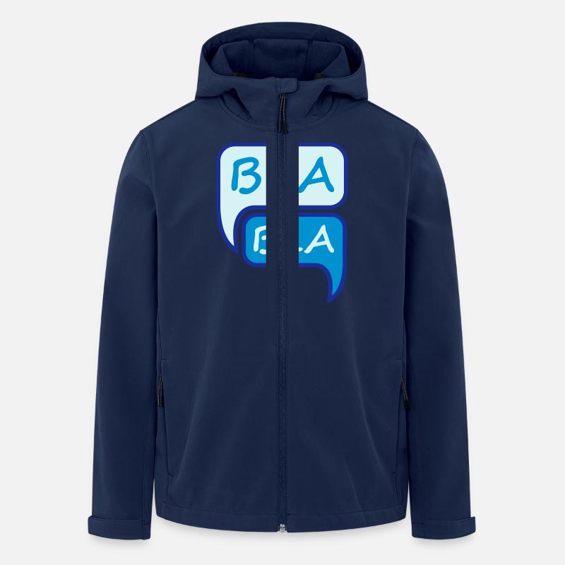 Bla Bla Design - Veste softshell homme en polyester recyclé Stanley/Stella - marine