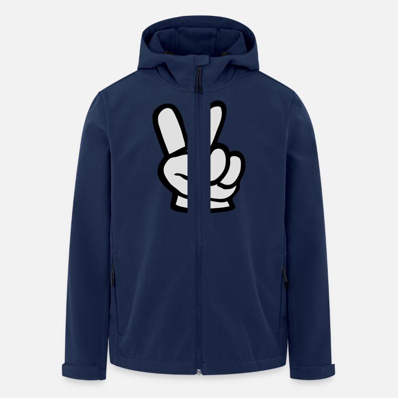 sieg - Recycelte Männer Softshell-Jacke von Stanley/Stella - Navy