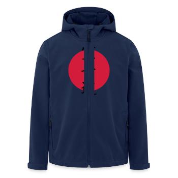 Karate - Veste softshell homme en polyester recyclé Stanley/Stella - marine - Devant - AI Model Male 185 light (185cm)