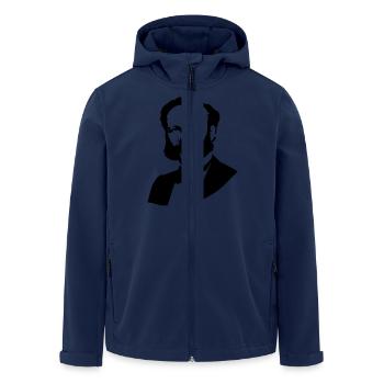 Henry Dunant - Recycelte Männer Softshell-Jacke von Stanley/Stella - Navy - Vorne - AI Model Male 185 light (185cm)