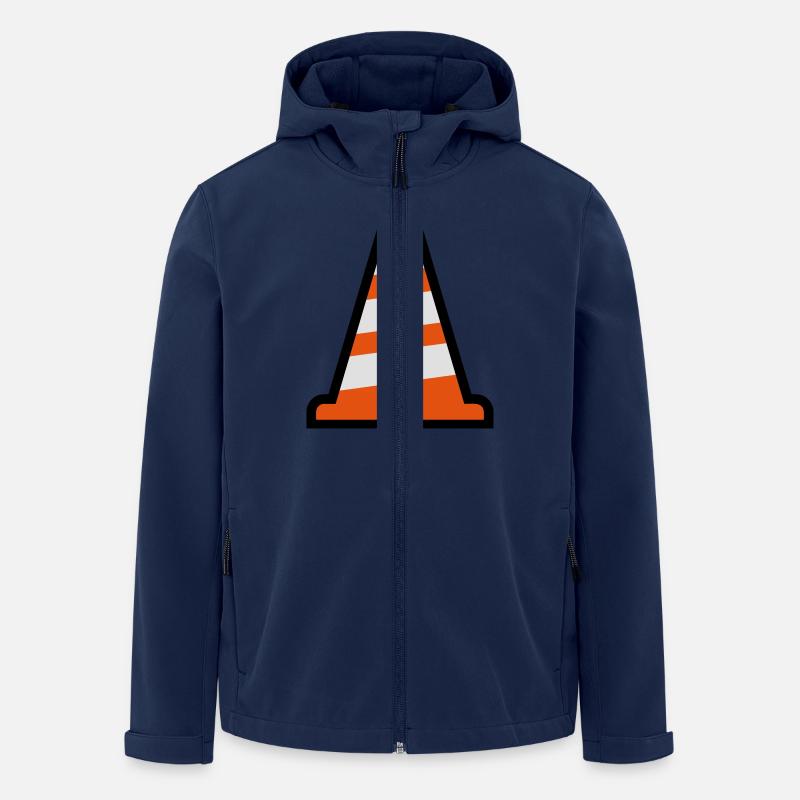 Cone - Men’s Recycled Softshell Jacket by Stanley/Stella - navy
