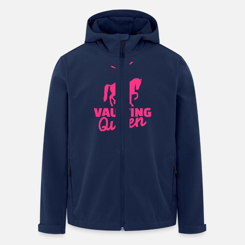 Voltigieren - Recycelte Männer Softshell-Jacke von Stanley/Stella - Navy