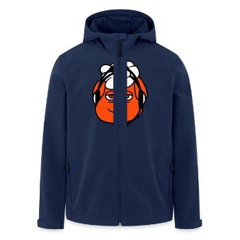 mouton gamer casque centre d’appels nerd triste jeu - Veste softshell homme en polyester recyclé Stanley/Stella - marine - Devant - AI Model Male 185 light (185cm)