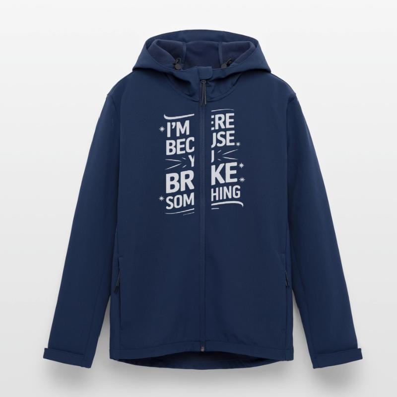Technischer Support Computerfreak Nerd Recycelte Männer Softshell-Jacke von Stanley/Stella