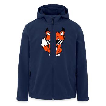Renard Lunettes de soleil Cool Peeps High Evil Eye Fun - Veste softshell homme en polyester recyclé Stanley/Stella - marine - Devant - AI Model Male 185 light (185cm)
