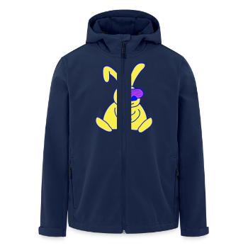 Lunettes de soleil lapin Grooves Stripes Fête Célébrer Fun - Veste softshell homme en polyester recyclé Stanley/Stella - marine - Devant - AI Model Male 185 light (185cm)