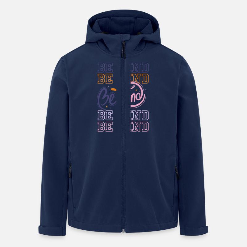 Be kind - Men’s Recycled Softshell Jacket by Stanley/Stella - navy