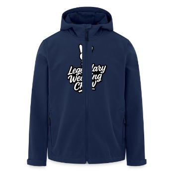Wedding Crew Wedding Party - Men’s Recycled Softshell Jacket by Stanley/Stella - navy - Front - AI Model Male 185 light (185cm)