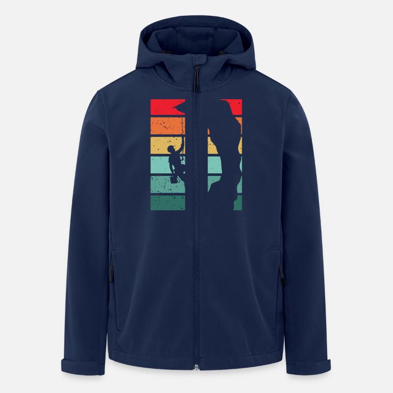 Escalade - Veste softshell homme en polyester recyclé Stanley/Stella - marine