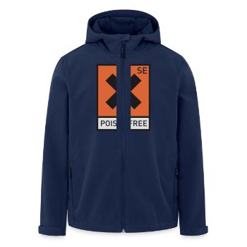 Poisonfree SE X - Recycelte Männer Softshell-Jacke von Stanley/Stella - Navy - Vorne - AI Model Male 185 light (185cm)