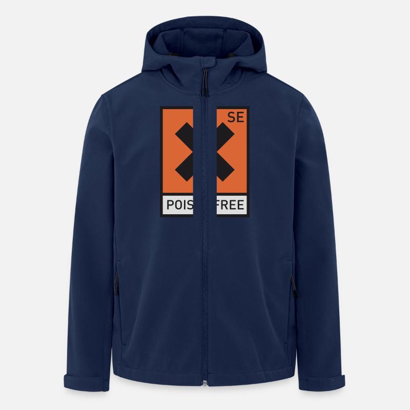 Poisonfree SE X - Recycelte Männer Softshell-Jacke von Stanley/Stella - Navy
