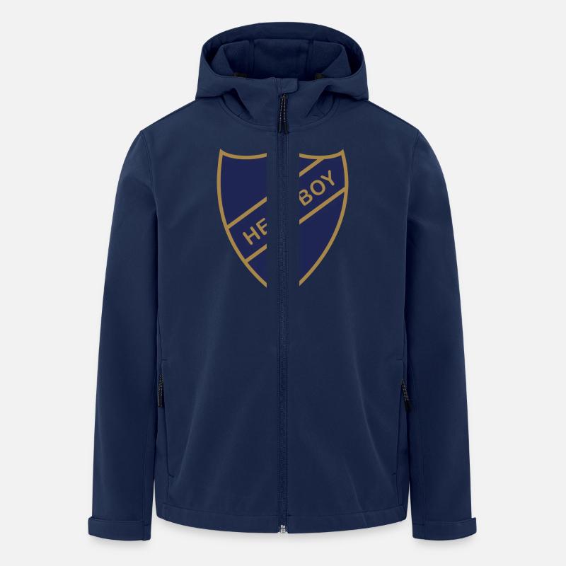 HEAD BOY BADGE - Men’s Recycled Softshell Jacket by Stanley/Stella - navy