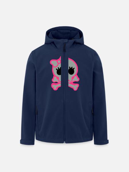 skull - Recycelte Männer Softshell-Jacke von Stanley/Stella - Navy