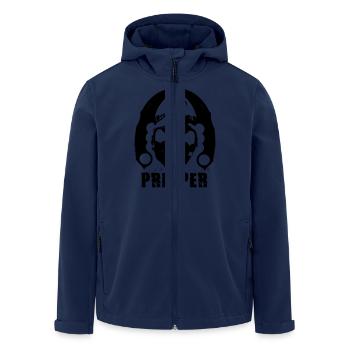 PREPPER - Recycelte Männer Softshell-Jacke von Stanley/Stella - Navy - Vorne - AI Model Male 185 light (185cm)