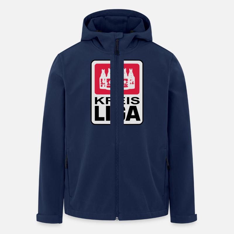 kreisliga - Recycelte Männer Softshell-Jacke von Stanley/Stella - Navy