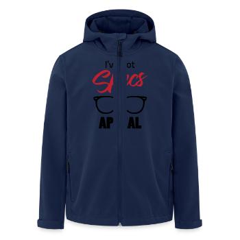 Opticiens: J'ai SpecsAppeal - Veste softshell homme en polyester recyclé Stanley/Stella - marine - Devant - AI Model Male 185 light (185cm)