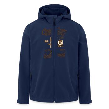 Movie Festival - Recycelte Männer Softshell-Jacke von Stanley/Stella - Navy - Vorne - AI Model Male 185 light (185cm)
