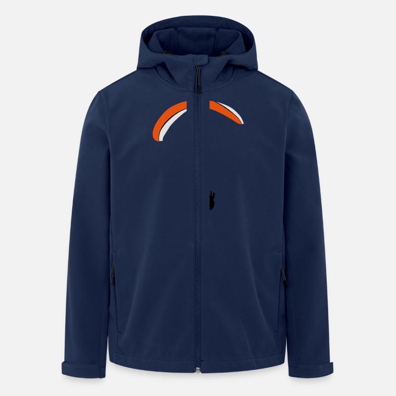 Paragleiter - Recycelte Männer Softshell-Jacke von Stanley/Stella - Navy