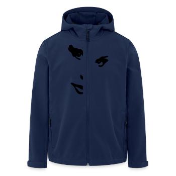 sexy girl, street art - Veste softshell homme en polyester recyclé Stanley/Stella - marine - Devant - AI Model Male 185 light (185cm)