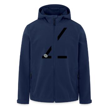 ceinture de sécurité - Veste softshell homme en polyester recyclé Stanley/Stella - marine - Devant - AI Model Male 185 light (185cm)