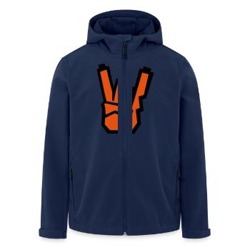 symbol punk1 - Veste softshell homme en polyester recyclé Stanley/Stella - marine - Devant - AI Model Male 185 light (185cm)