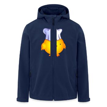 poussin cuisinier.png - Veste softshell homme en polyester recyclé Stanley/Stella - marine - Devant - AI Model Male 185 light (185cm)