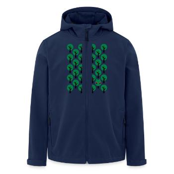 Fairytale - Märchen - Rotkäppchen - Wolf - Grafik - Recycelte Männer Softshell-Jacke von Stanley/Stella - Navy - Vorne - AI Model Male 185 light (185cm)