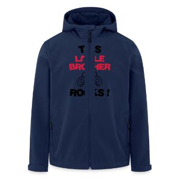 Frère Frangin Frere Naissance Bébé Frérot - Veste softshell homme en polyester recyclé Stanley/Stella - marine - Devant - AI Model Male 185 light (185cm)