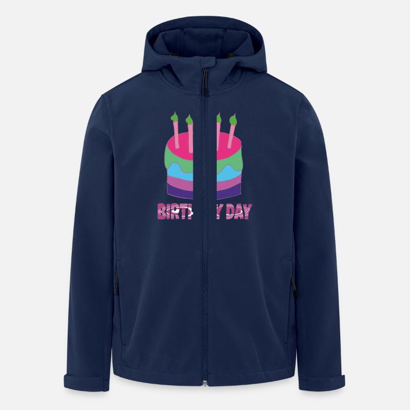 BIRTHDAY DAY - Recycelte Männer Softshell-Jacke von Stanley/Stella - Navy