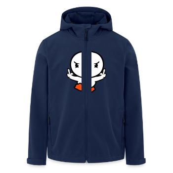 oiseau méchant majeur montrer mauvais garçon courant cool - Veste softshell homme en polyester recyclé Stanley/Stella - marine - Devant - AI Model Male 185 light (185cm)