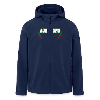 Augsburg Eishockey - Recycelte Männer Softshell-Jacke von Stanley/Stella - Navy - Vorne - AI Model Male 185 light (185cm)