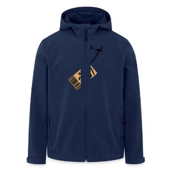 Geburtstag T-Shirt 2007 - Recycelte Männer Softshell-Jacke von Stanley/Stella - Navy - Vorne - AI Model Male 185 light (185cm)