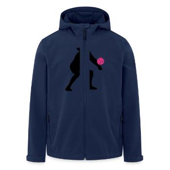 Volleyball Girl - Recycelte Männer Softshell-Jacke von Stanley/Stella - Navy - Vorne - AI Model Male 185 light (185cm)