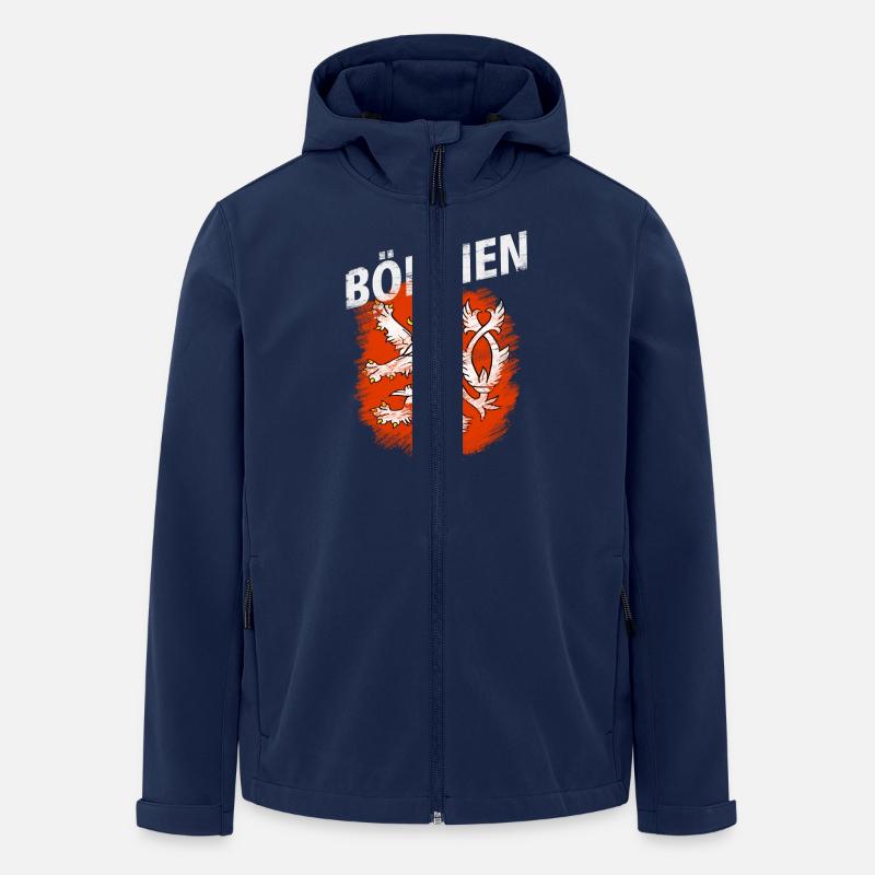 Böhmen - Recycelte Männer Softshell-Jacke von Stanley/Stella - Navy