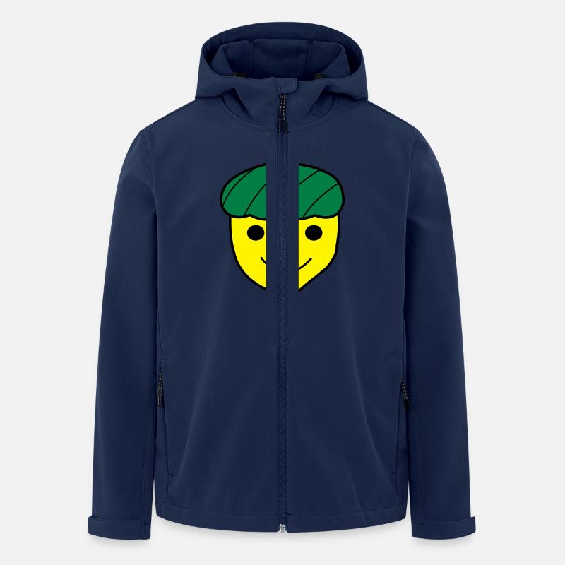 Blije Eikel - Recycelte Männer Softshell-Jacke von Stanley/Stella - Navy