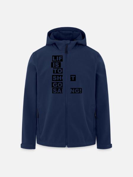 Go Sailing! - Recycelte Männer Softshell-Jacke von Stanley/Stella - Navy
