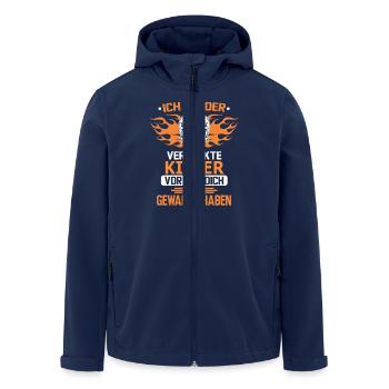 KIELER - Recycelte Männer Softshell-Jacke von Stanley/Stella - Navy - Vorne - AI Model Male 185 light (185cm)