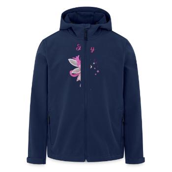 Einschulung Lucy - Recycelte Männer Softshell-Jacke von Stanley/Stella - Navy - Vorne - AI Model Male 185 light (185cm)