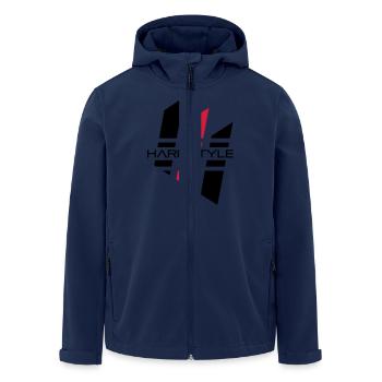hardstyle_04 - Veste softshell homme en polyester recyclé Stanley/Stella - marine - Devant - AI Model Male 185 light (185cm)