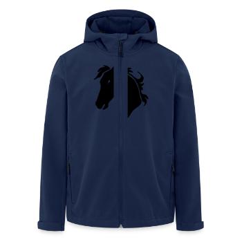 Tête de Cheval - Veste softshell homme en polyester recyclé Stanley/Stella - marine - Devant - AI Model Male 185 light (185cm)