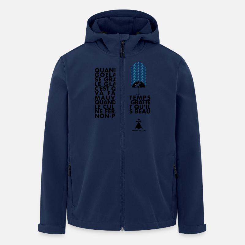 BREIZH GOELAND - Recycelte Männer Softshell-Jacke von Stanley/Stella - Navy