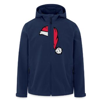 Nicolas chapeau de Santa - Veste softshell homme en polyester recyclé Stanley/Stella - marine - Devant - AI Model Male 185 light (185cm)