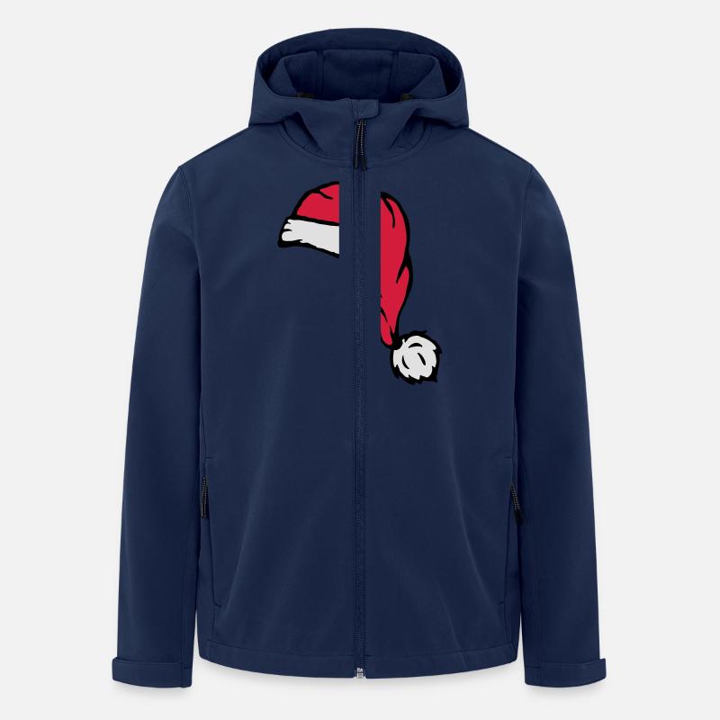 Nicholas Santa Hat - Men’s Recycled Softshell Jacket by Stanley/Stella - navy